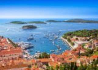 Chorwacja widok wakacje miasto morze