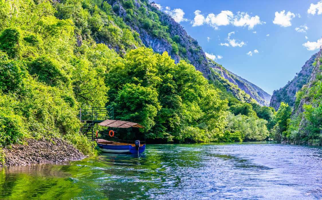 Canyon Matka perto de Skopje