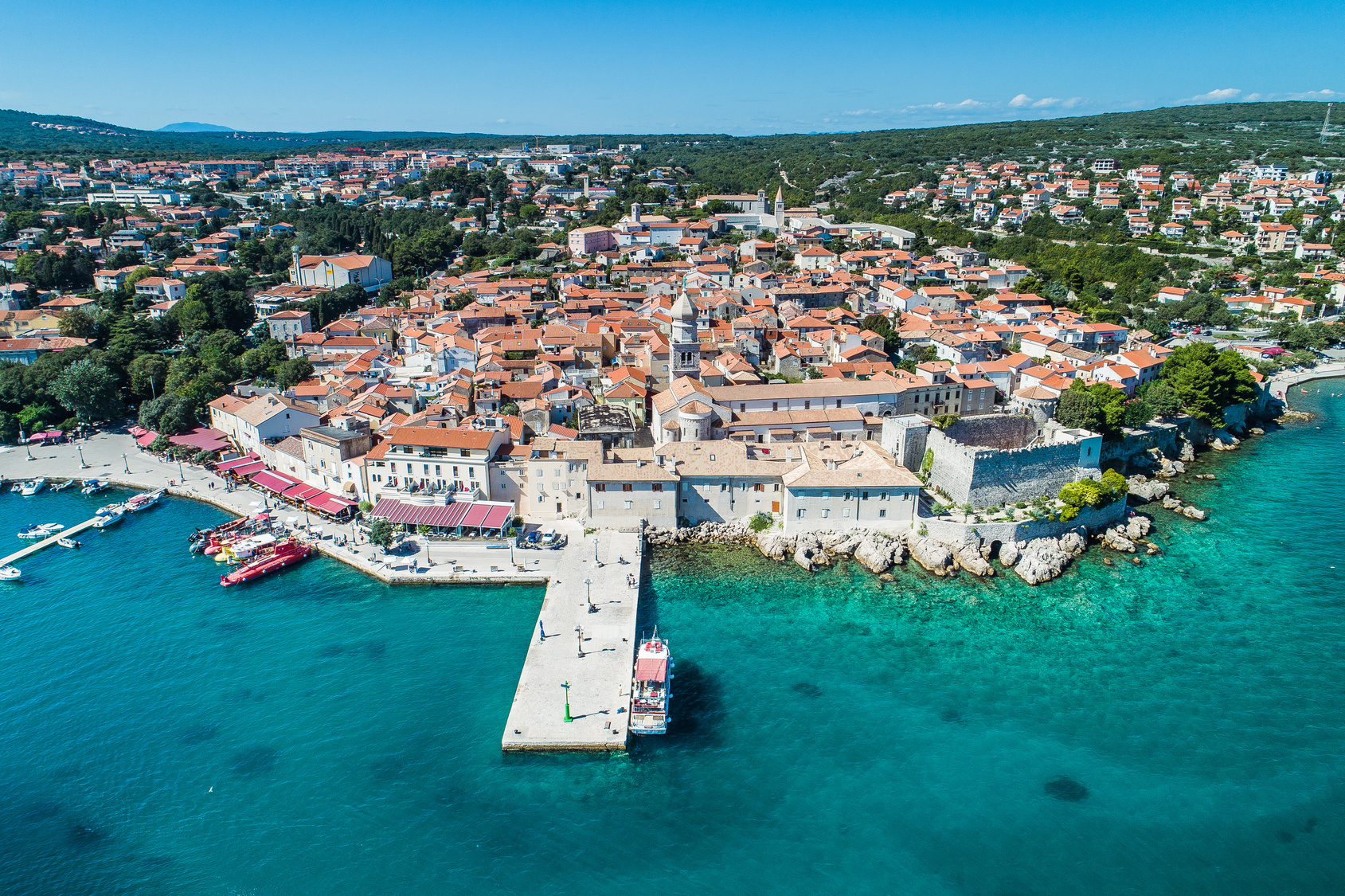 Chorwacja, Wyspa Krk dojazd własny wakacje, wczasy