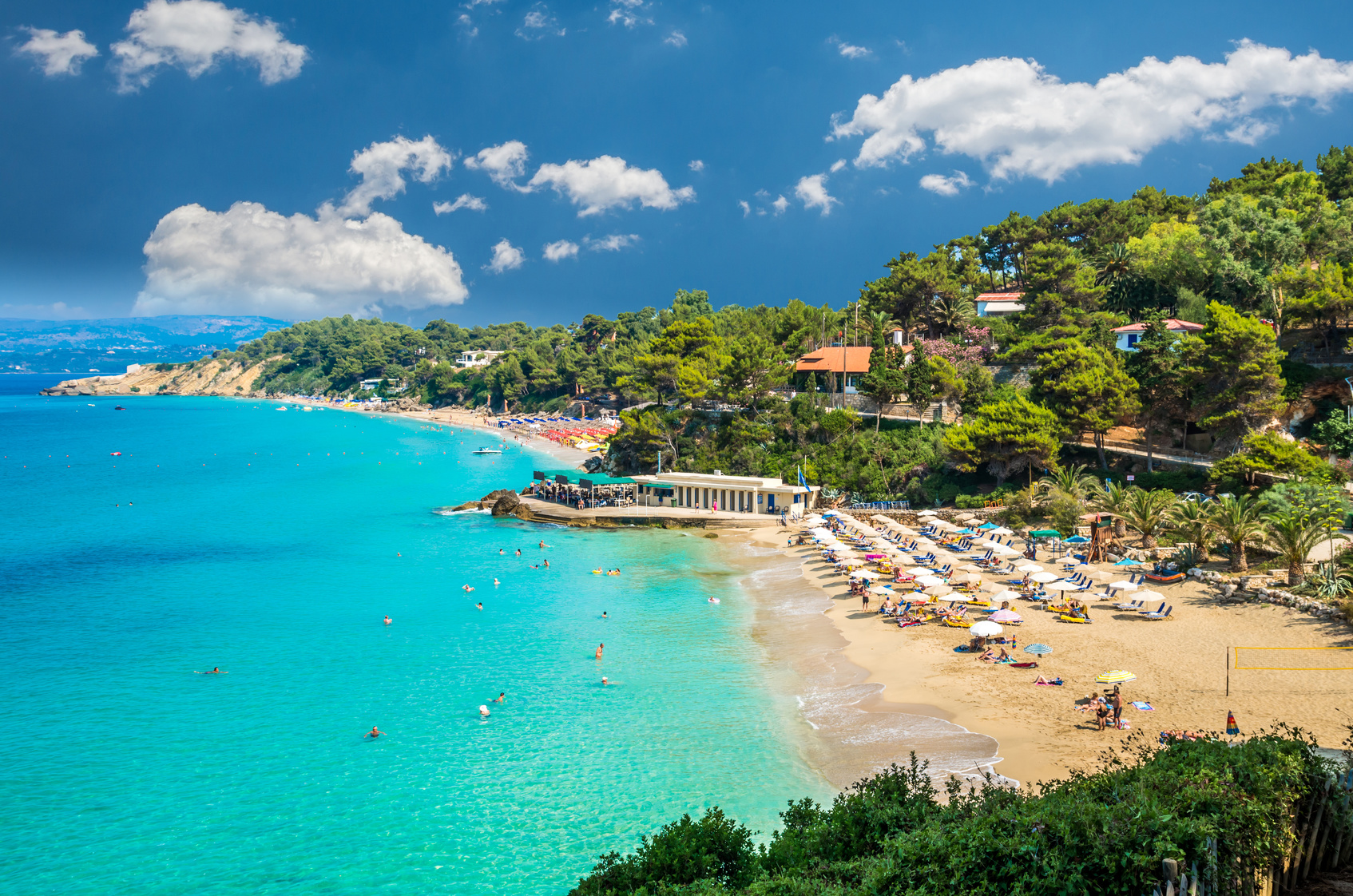 Kefalonia All Inclusive Wakacje I Wczasy W Grecji Fly Pl   Platis Gialos I Makris Gialos Beach Kefalonia 